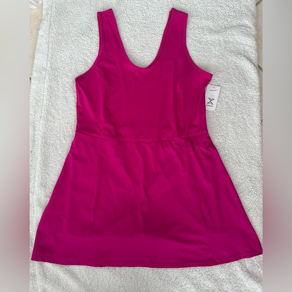 Xersion Other - NWT Petite XL Full Coverage Women's One Piece Swimsuit, Skirt with Shorts Under